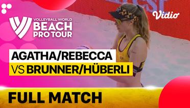 Full Match | Round 2 -  Court 2: Agatha/Rebecca (BRA) vs Brunner/Huberli (SUI) | Beach Pro Tour Elite16 Ostrava, Czech Republic 2023