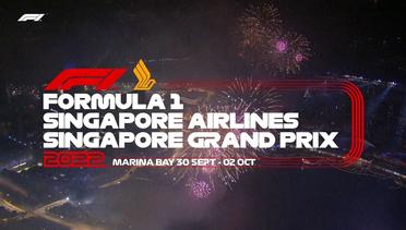 Formula 1 Singapore Airlines Singapore Grand Prix 2022