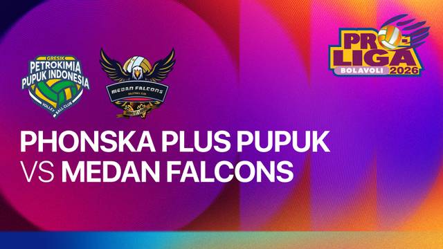Putri: Gresik Phonska Plus Pupuk Indonesia vs Medan Falcons - Full Match | Proliga 2026