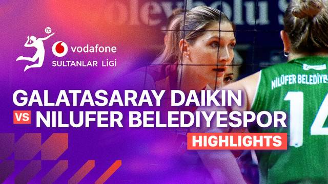Galatasaray Daikin vs Nilufer Belediyespor - Highlight | Turkish Women's Volleyball League 2025/26
