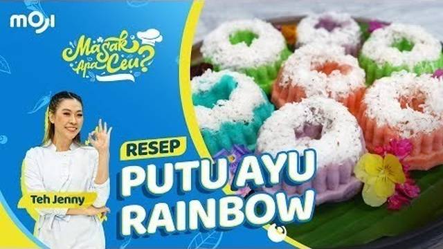 RESEP PUTU AYU RAINBOW, LEMBUT DAN EMPUK | MASAK APA CEU? - Moji