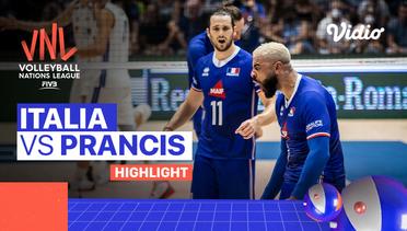 Match Highlights | Semifinal: Italia vs Prancis | Men's Volleyball Nations League 2022