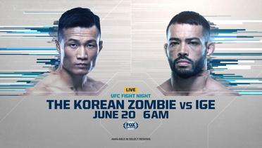 The Korean Zombie vs Dan Ige | UFC Fight Night