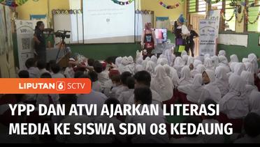 YPP SCTV-Indosiar dan ATVI Gelar Literasi Media di SDN 08 Kedaung | Liputan 6