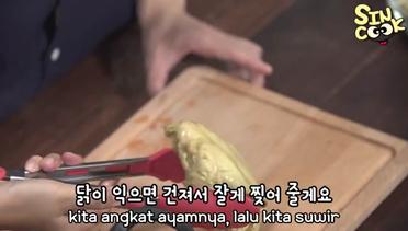 Orang Korea masak SOTO AYAM [Sin Cook dan Masak.TV]