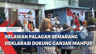 Relawan Palagan Semarang Deklarasi Dukung Ganjar-Mahfud