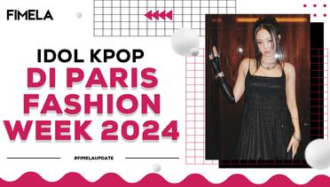 Potret Cantik Idol Kpop di Paris Fashion Week 2024