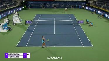 Match Highlight | Barbora Krejcikova 2 vs 0 Jil Teichmann | WTA Dubai Tennis Championship 2021