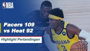 Match Highlight | Indiana Pacers 109 vs 92 Miami Heat | NBA Regular Season 2019/20