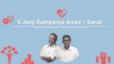 5 Janji Kampanye Anies – Sandi, Jangan Lupa Yah!