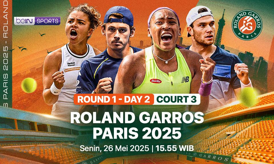 Roland Garros 2025: Day 2 - Court 3