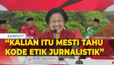 Kala Megawati Beri Pesan Menohok ke Wartawan Usai Ditanya Cawapres Ganjar Pranowo