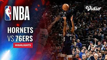 Charlotte Hornets vs Philadelphia 76ers - Highlights | NBA Regular Season 2023/24