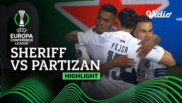 Highlights - Sheriff vs Partizan | UEFA Europa Conference League 2022/23