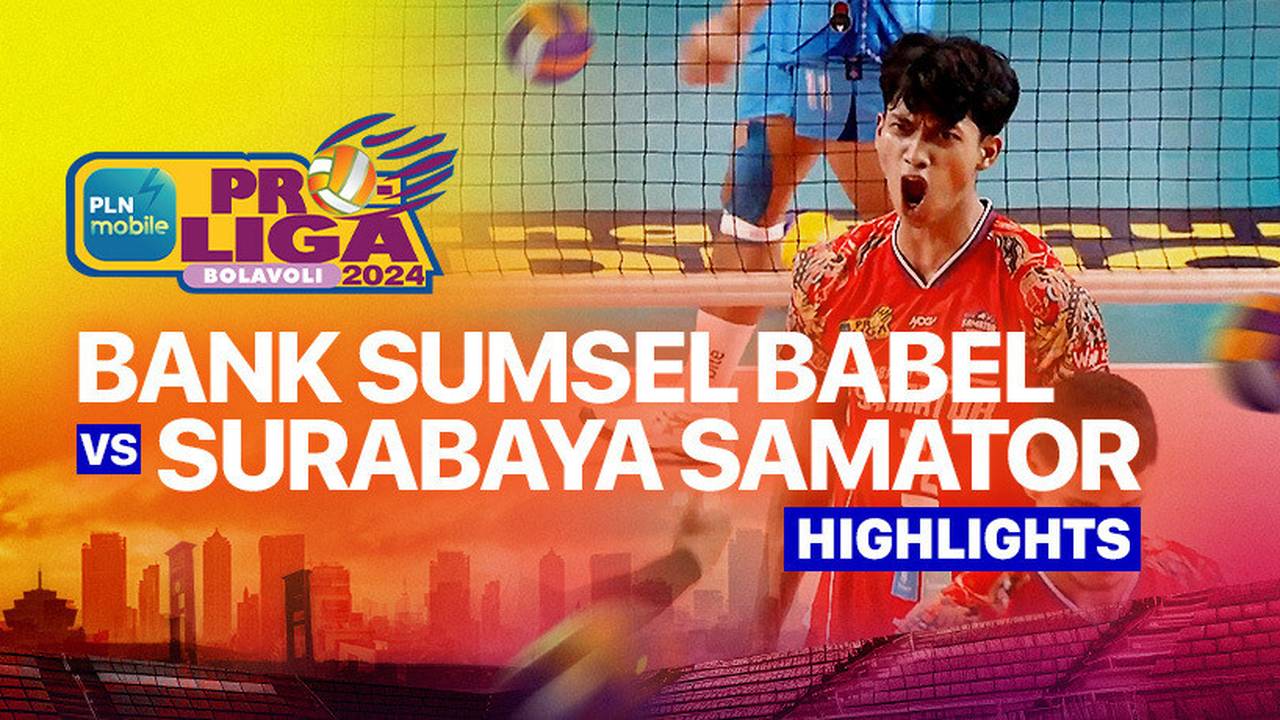 Third Place Putra: Palembang Bank Sumselbabel vs Surabaya Samator ...