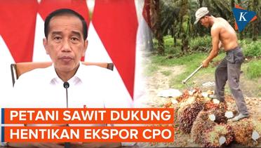 Petani Sawit Dukung Langkah Jokowi Hentikan Ekspor CPO