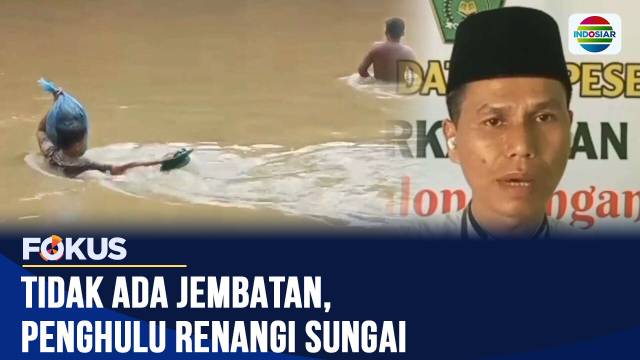 Bertaruh Nyawa, Penghulu di Pasaman Berenang Seberangi Sungai untuk Akad Nikah | Fokus