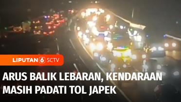 Arus Balik Lebaran, Ribuan Kendaraan Masih Padati Jalan Tol Jakarta-Cikampek | Liputan 6