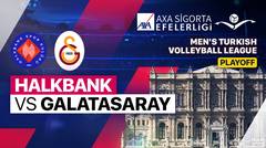 Playoff 1: Halkbank vs Galatasaray HDI Sigorta - Full Match | Men's Turkish Volleyball League 2023/24