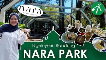 Keluyuran Sambil Kulineran di Nara Park Bandung, Adem Banget