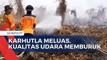 Kebakaran Hutan di Ketapang Meluas, Kualitas Udara di Kalimantan Barat Memburuk!
