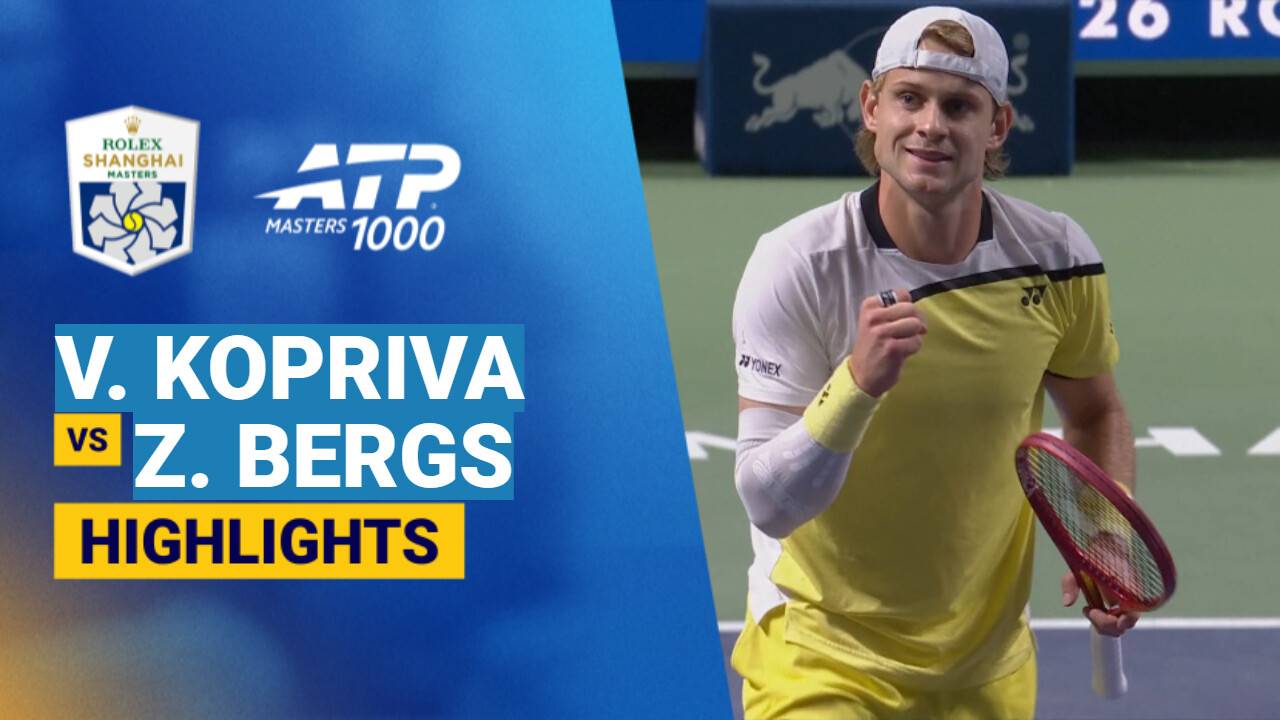 Vit Kopriva vs Zizou Bergs - Round 1 (Grandstand 2) | ATP Masters 1000: Shanghai Masters 2026