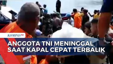Anggota TNI meninggal saat Kapal Cepat Berpenumpang 14 Orang Terbalik di Perairan Serui