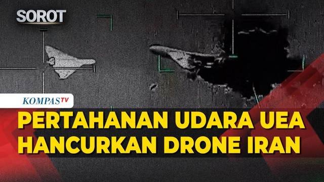 UEA Klaim Hancurkan Drone Iran, Sebagian Besar Serangan Berhasil Dicegat