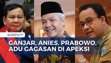 Ganjar, Anies, Prabowo, Adu Gagasan soal Pembangunan dalam Rakernas APEKSI di Makassar