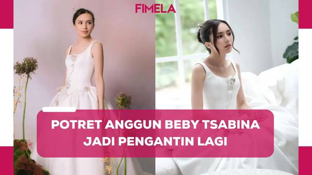 Cantiknya Beby Tsabina saat Jadi Pengantin Lagi di Pemotretan Terbaru, Bening seperti Bidadari