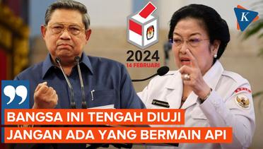 Ketika Megawati dan SBY Turun Gunung Sama-Sama Tolak Penundaan Pemilu