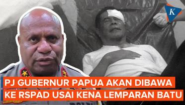 PJ Gubernur Papua Terkena Lemparan Batu Massa Pengarak Jenazah Lukas Enembe