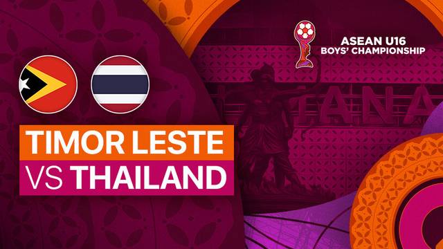 Timor Leste vs Thailand - Full Match | ASEAN U16 Boys Championships 2024