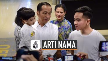 Arti Nama La Lembah Manah, Cucu Ketiga Jokowi