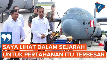 Prabowo Puji Jokowi Selalu Dukung Pertahanan RI