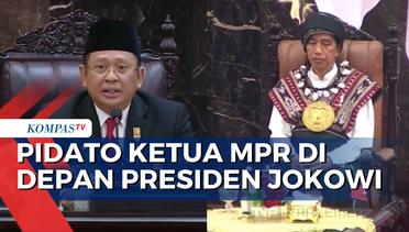 [Full] Pidato Sidang Tahunan Ketua MPR Bamsoet di Depan Presiden Jokowi: Pantun Singgung Koalisi