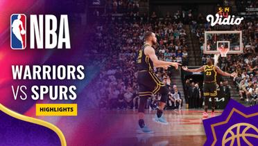 Golden State Warriors vs San Antonio Spurs - Highlights | NBA Regular Season 2023/24
