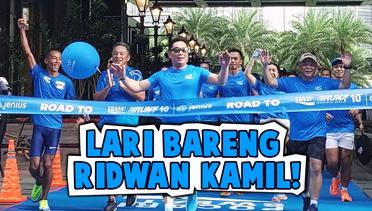 Serunya Lari Bareng Ridwan Kamil