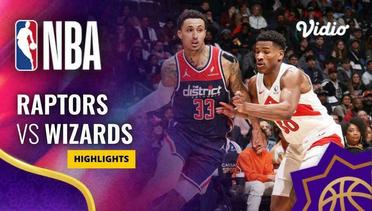 Toronto Raptors vs Washington Wizards - Highlights | NBA Regular Season 2023/24
