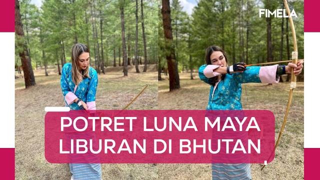 8 Potret Liburan Luna Maya di Bhutan, Menawan Kenakan Baju Adat