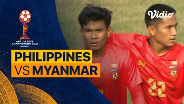 Mini Match - Philippines vs Myanmar | AFF U-19 Championship 2022