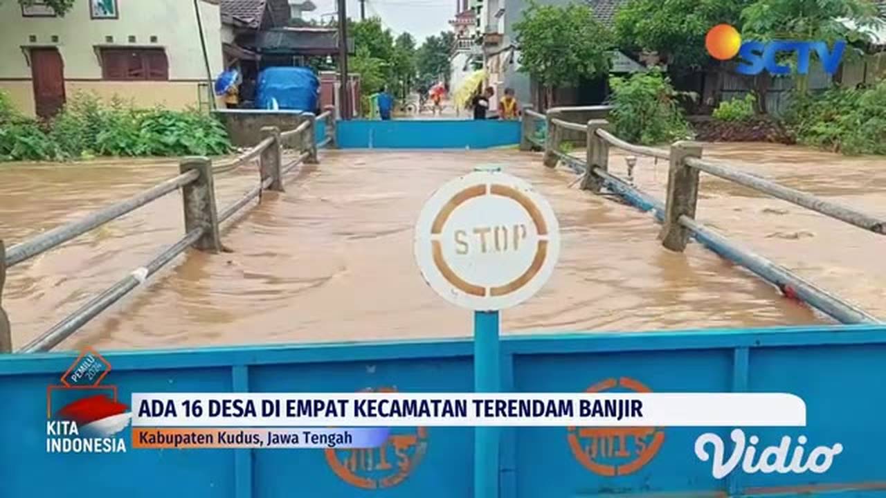 Ratusan rumah terendam banjir di Hadipolo Kudus akibat Sungai Piji meluap