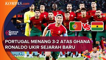 Hasil Portugal Vs Ghana 3-2, Ronaldo Ukir Sejarah Baru