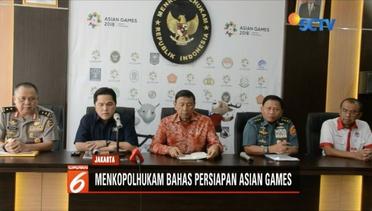 Menkopolhukam Gelar Rapat Persiapan Asian Games – Liputan6 Pagi