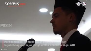 Kala Penggawa Naturalisasi Sudah Fasih Nyanyikan Indonesia Raya