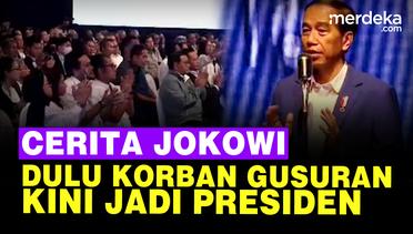 Cerita Jokowi Jadi Korban Gusuran 1970, Kini Berdiri Gagah Sebagai Presiden