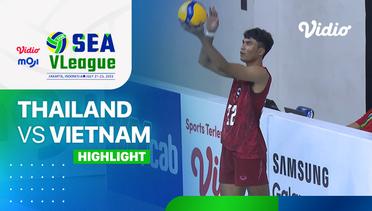 Highlights | Putra: Thailand vs Vietnam | SEA VLeague 2023 - Indonesia