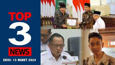 Jokowi Serahkan Zakat, Tito Soal Gubernur Jakarta, Gibran Soal Kaesang Wali Kota Solo [TOP 3 NEWS]
