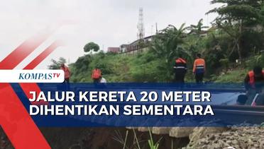 Akibat Longsor di Bogor, Jalur Kereta Bogor-Sukabumi Tak Bisa Dilalui