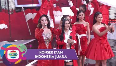 "Teruslah Kau Berikibar!! Dewi Perssik Ft 7 Pemudi Indonesia "Bendera"  | Konser 17an Indonesia Juara